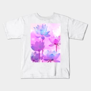 Lotus flower pattern Kids T-Shirt